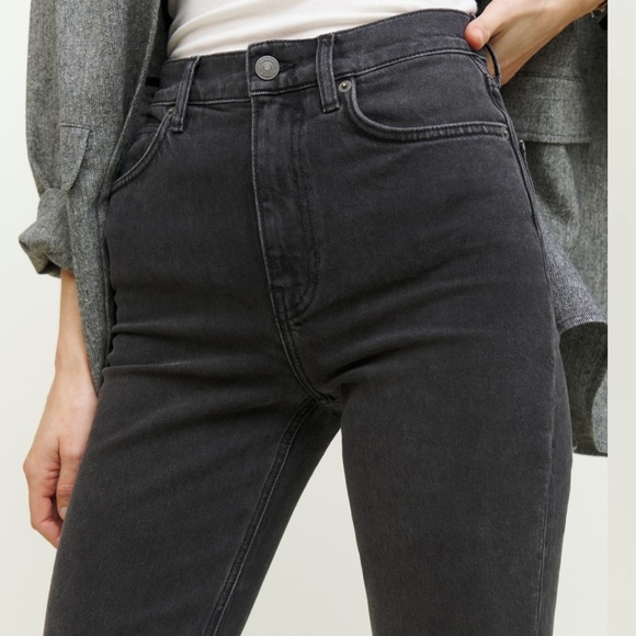 Reformation Peyton High Rise Boot Cut Jeans Erie Gray - Picture 8 of 11